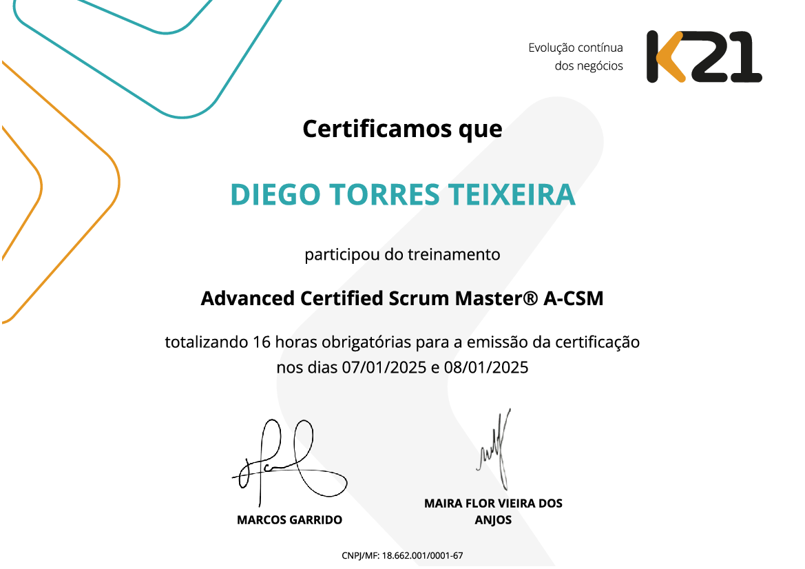 Certificado K21